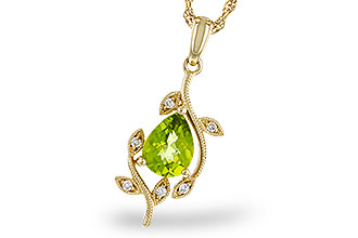 H329-84678: NECKLACE 1.16 PERIDOT 1.21 TGW (8x6MM PER)