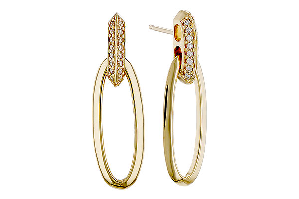 H329-85551: EARRINGS .15 TW
