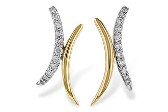 H329-86523: EARRINGS .15 TW