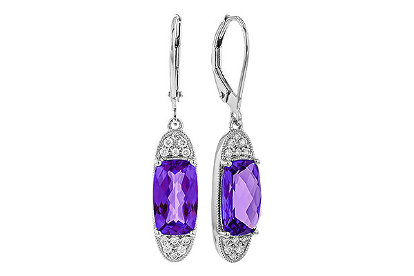 H329-86542: EARR 3.20 TW AMETHYST 3.36 TGW