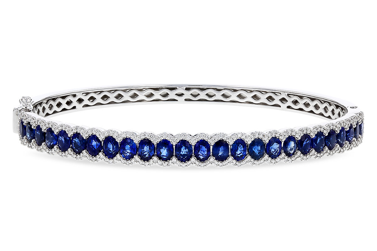 H329-89196: BANGLE 5.09 TW SAPPHIRE 5.65 TGW