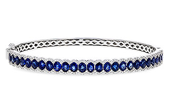 H329-89196: BANGLE 5.09 TW SAPPHIRE 5.65 TGW