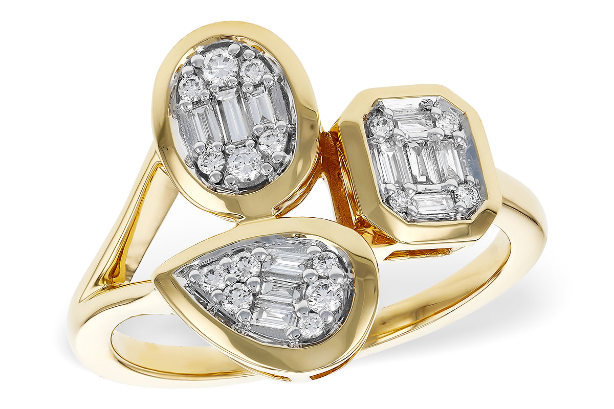 H329-90151: LDS DIA RG .12 TW BAGUETTE .25 TW