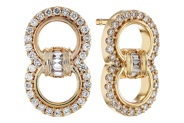 H330-72823: EARRINGS .05 TW BAGS .28 TW