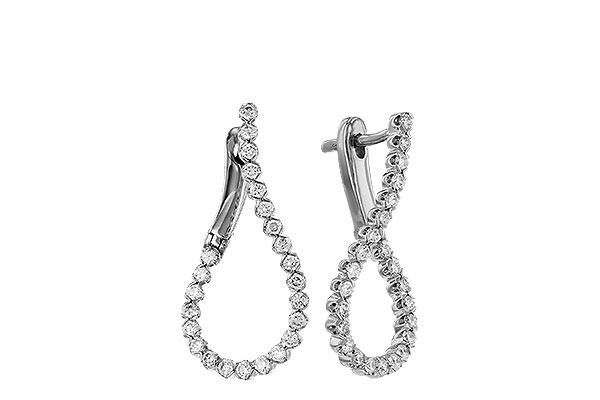 H330-72869: EARRINGS .50 TW