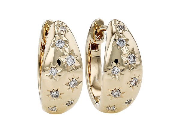 H330-72878: EARRINGS .17 TW