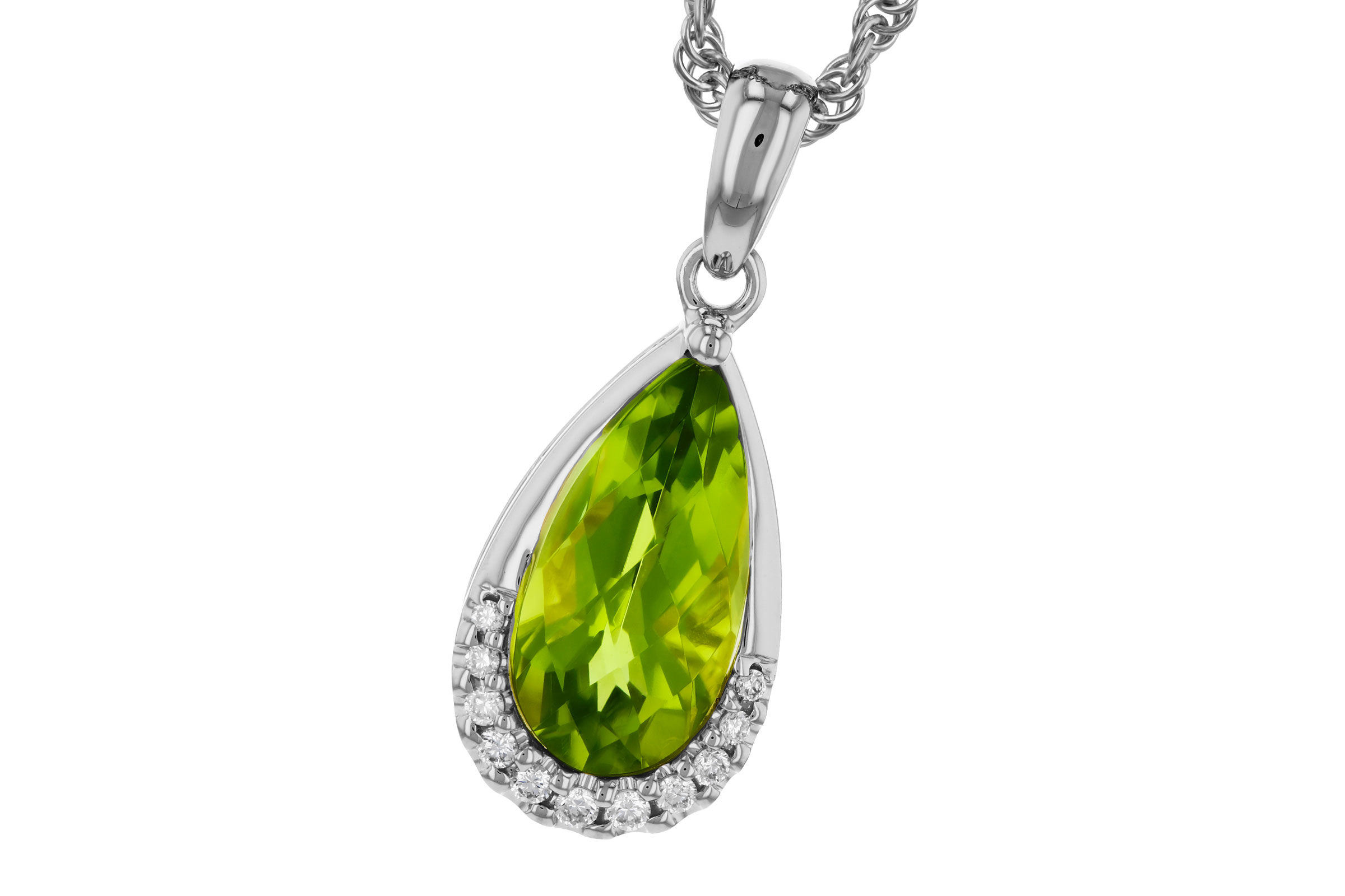 H330-74651: NECK 1.94 PERIDOT 2.00 TGW (12x6MM PS)