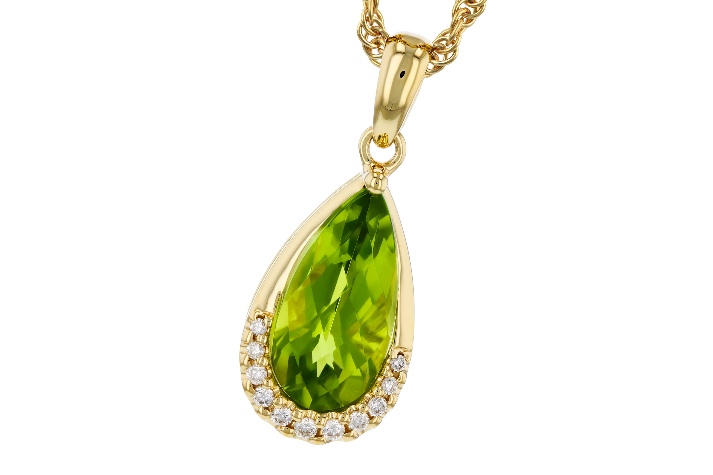H330-74651: NECK 1.94 PERIDOT 2.00 TGW (12x6MM PS)