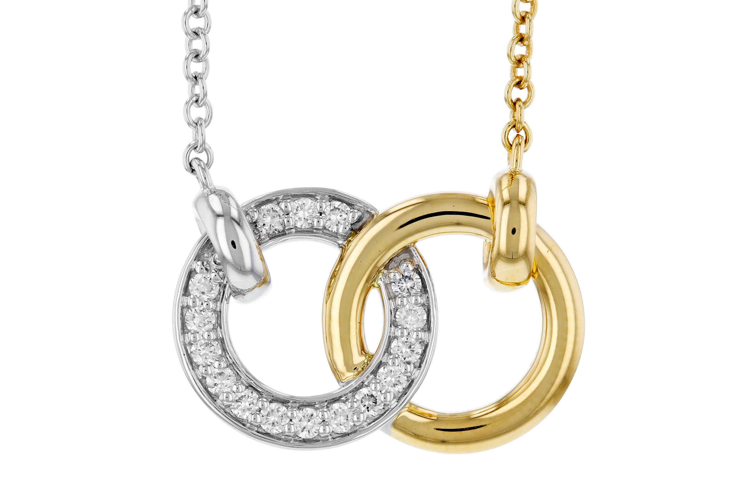 H330-74705: NECKLACE .20 TW (18")