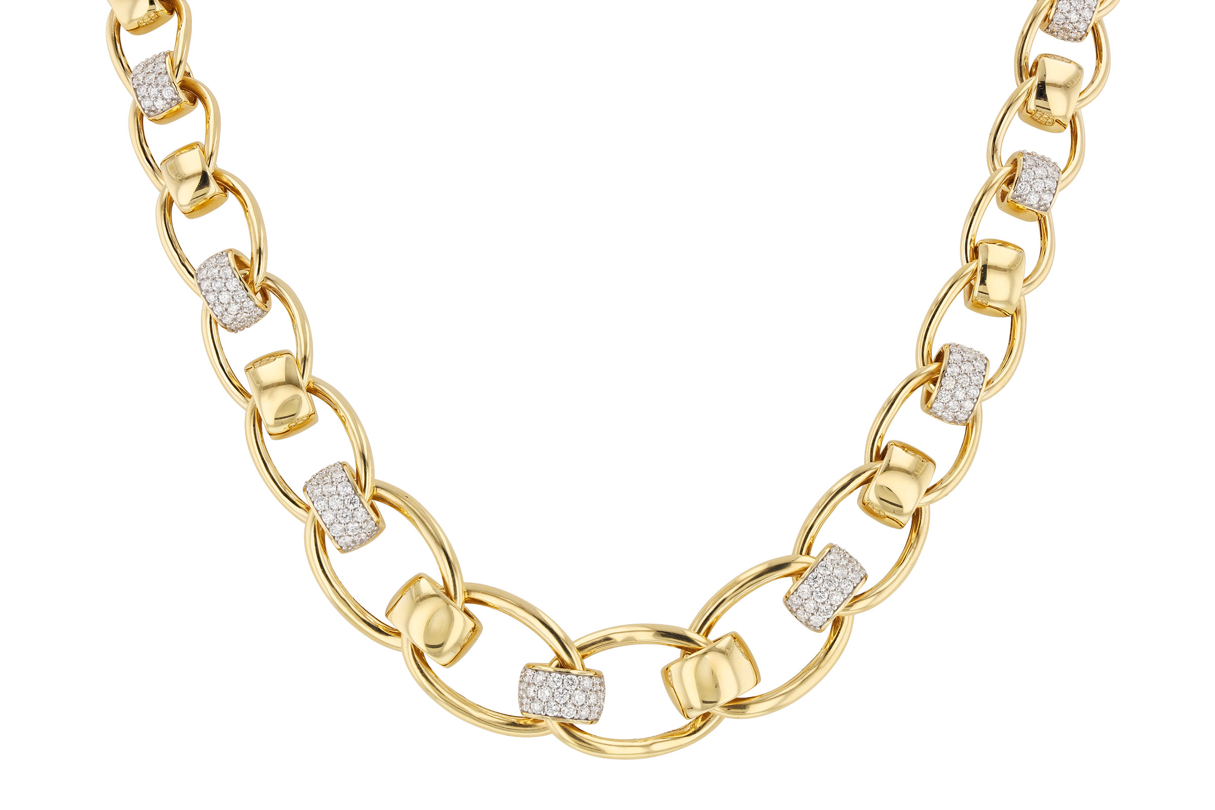 H330-74714: NECKLACE 2.00 TW (17")