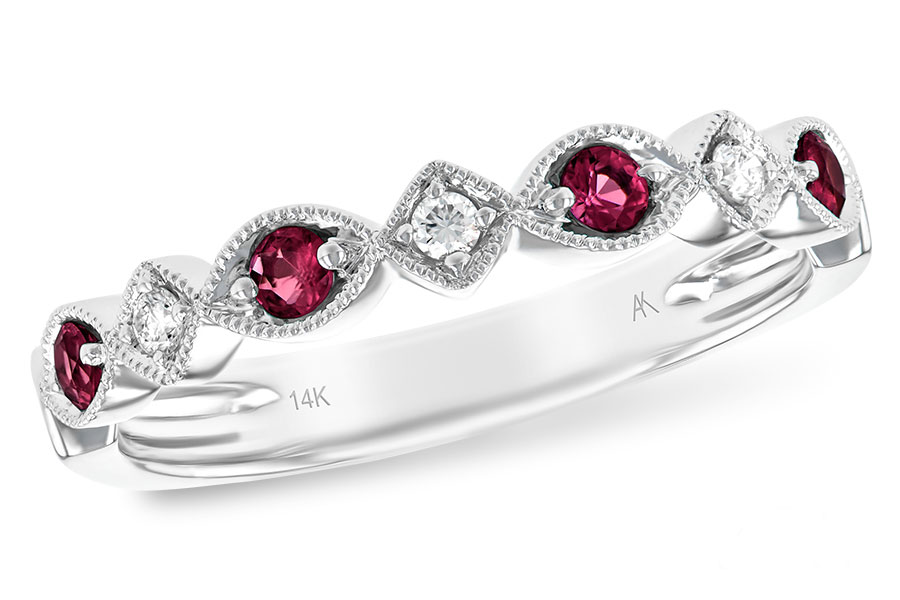 K148-01951: LDS WED RG .20 RUBY .26 TGW