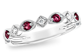 K148-01951: LDS WED RG .20 RUBY .26 TGW