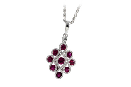 K241-65614: NECK .85 RUBY .87 TGW