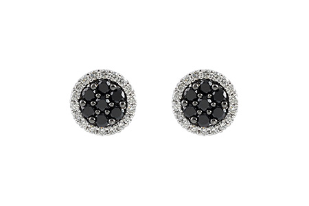 K241-71023: EARR .47 BLACK DIA .72 TW
