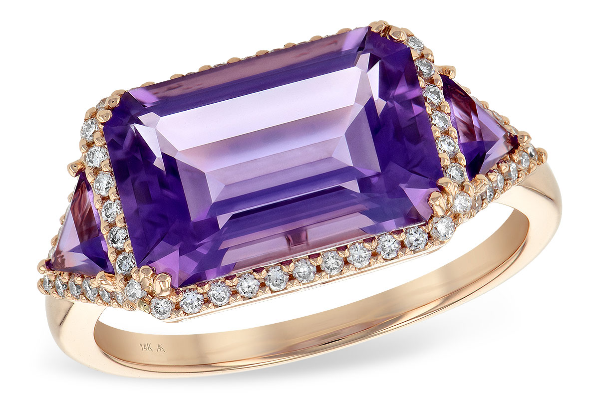 K245-28314: LDS RG 3.48 TW AMETHYST 3.70 TGW (12x8MM)