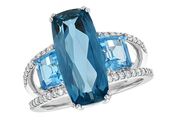 K245-32860: LDS RG 6.40 TW BLUE TOPAZ 6.67 TGW