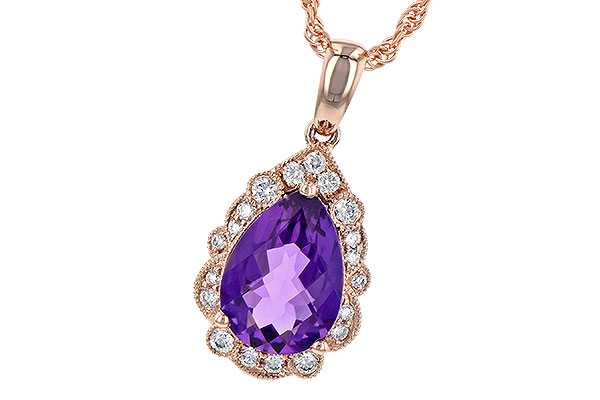 K245-34660: NECKLACE 1.53 AMETHYST 1.68 TGW