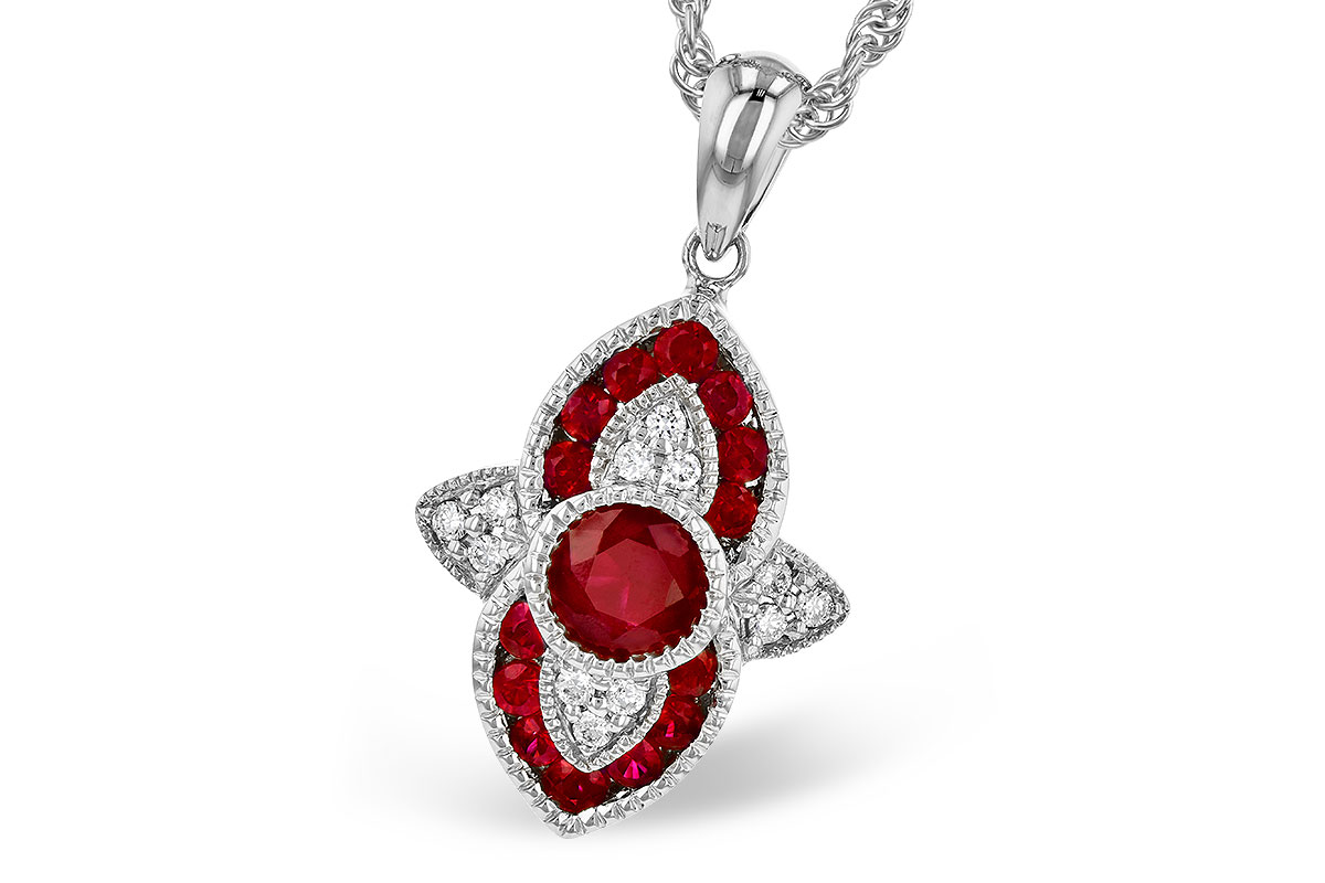 K328-02896: NECK .63 TW RUBY .70 TGW