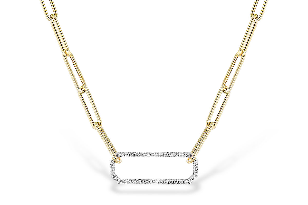 K328-91087: NECKLACE .50 TW (17 INCHES)