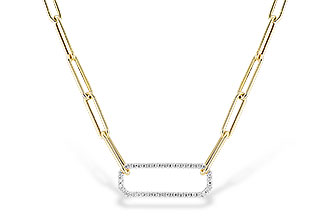 K328-91087: NECKLACE .50 TW (17 INCHES)