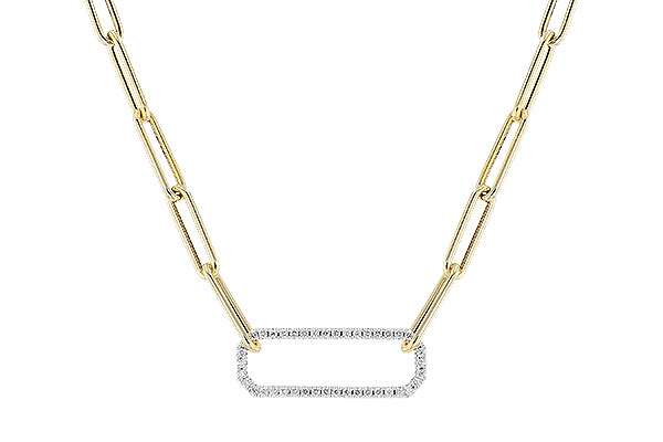 K328-91087: NECKLACE .50 TW (17 INCHES)