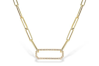 K328-91087: NECKLACE .50 TW (17 INCHES)