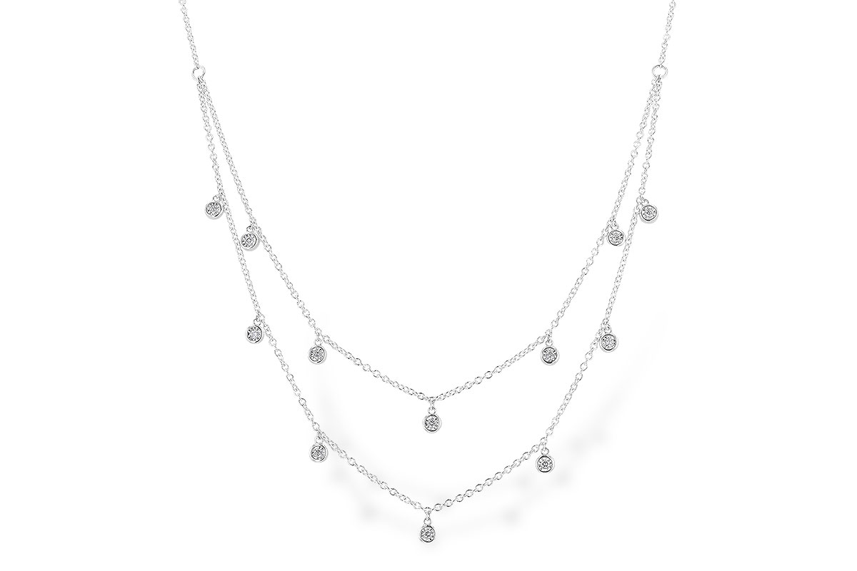 K328-91987: NECKLACE .22 TW (18 INCHES)