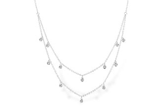 K328-91987: NECKLACE .22 TW (18 INCHES)