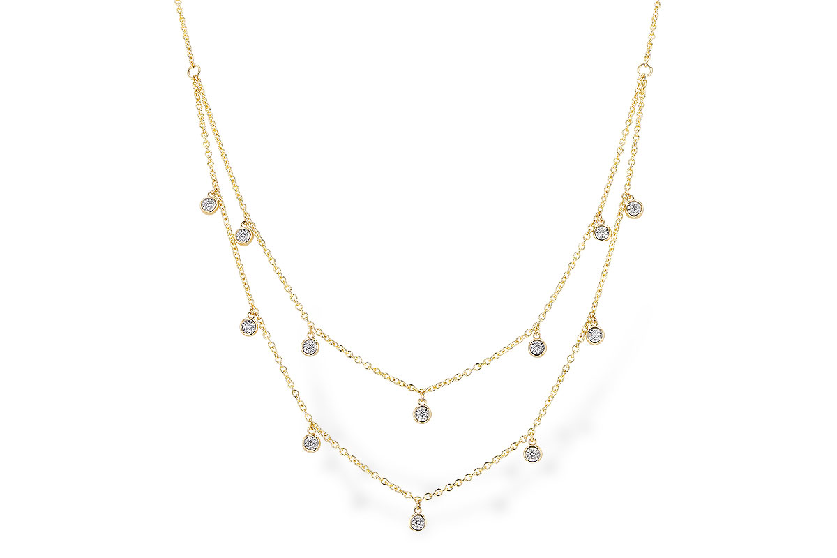 K328-91987: NECKLACE .22 TW (18 INCHES)