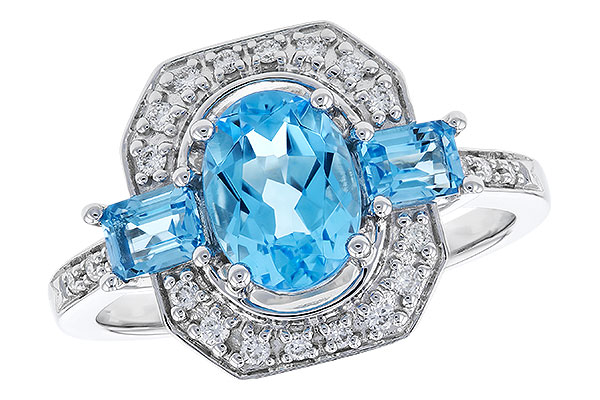 K328-93805: LDS RG 1.75 TW BLUE TOPAZ 1.90 TGW