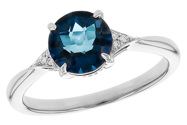 K328-95578: LDS RG 1.60 LONDON BLUE TOPAZ 1.62 TGW (7MM RD)