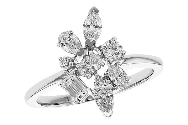 K328-98360: LDS DIA RG .75 TW FANCY CUT DIAMONDS