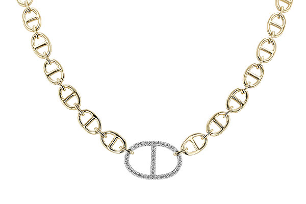 K328-99214: NECKLACE .65 TW (17")
