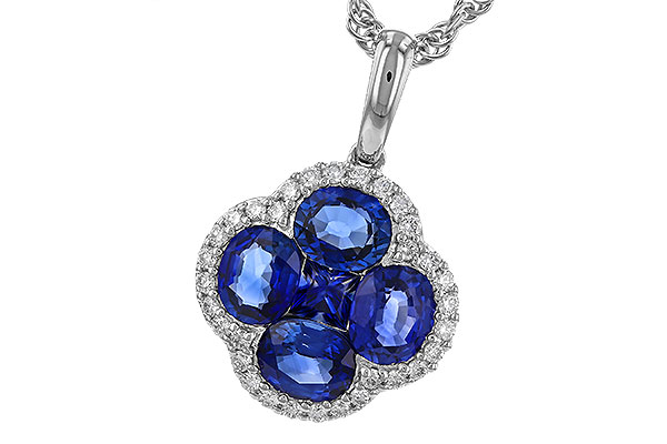 K329-82905: NECKLACE 1.72 SAPPHIRE 1.87 TGW