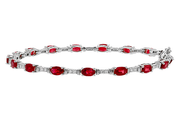 K329-83814: BRACELET 4.65 RUBY 4.97 TGW (7")