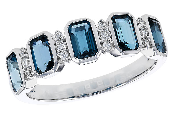K329-84669: LDS RG 1.46 TW LONDON BLUE TOPAZ 1.58 TGW