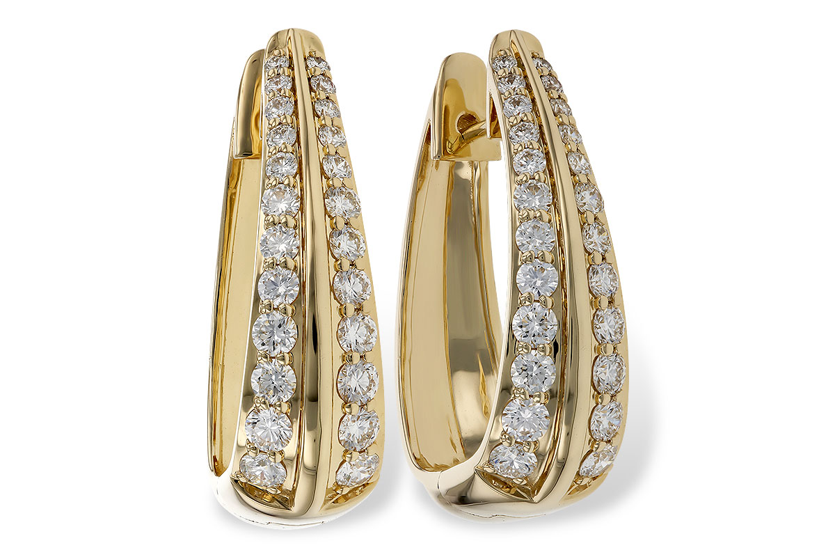 K329-84678: EARRINGS 2.00 TW