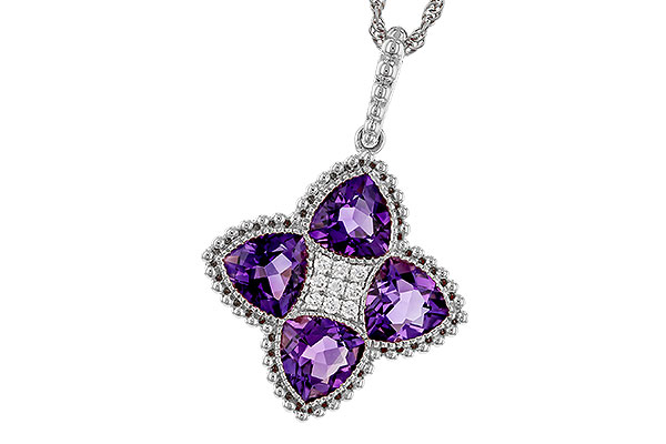 K329-86460: NECKLACE 2.22 AMETHYST 2.28 TGW