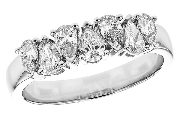 K329-86469: LDS DIA WED RG .97 TW (7 PEARS)