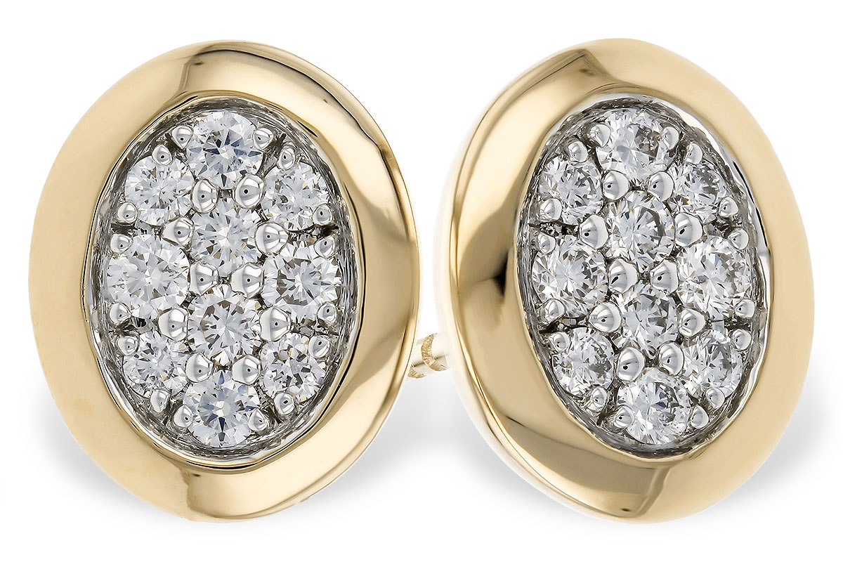K329-88296: EARRINGS .39 TW