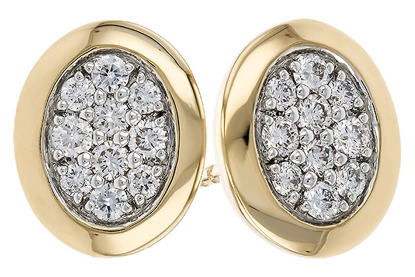 K329-88296: EARRINGS .39 TW
