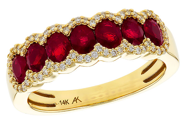K329-89196: LDS WED RG 1.40 TW RUBY 1.57 TGW