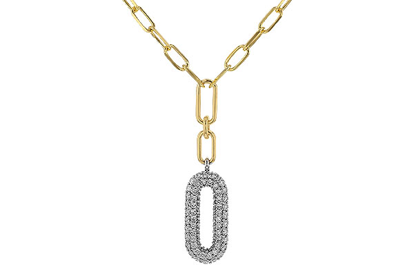 K329-89214: NECKLACE .96 TW (18")