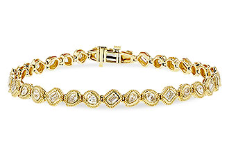 K329-89251: BRACELET 2.15 TW FANCY CUT DIAMONDS