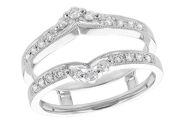 K330-75578: E148-01024 GUARD RG IN PLATINUM .28 TW