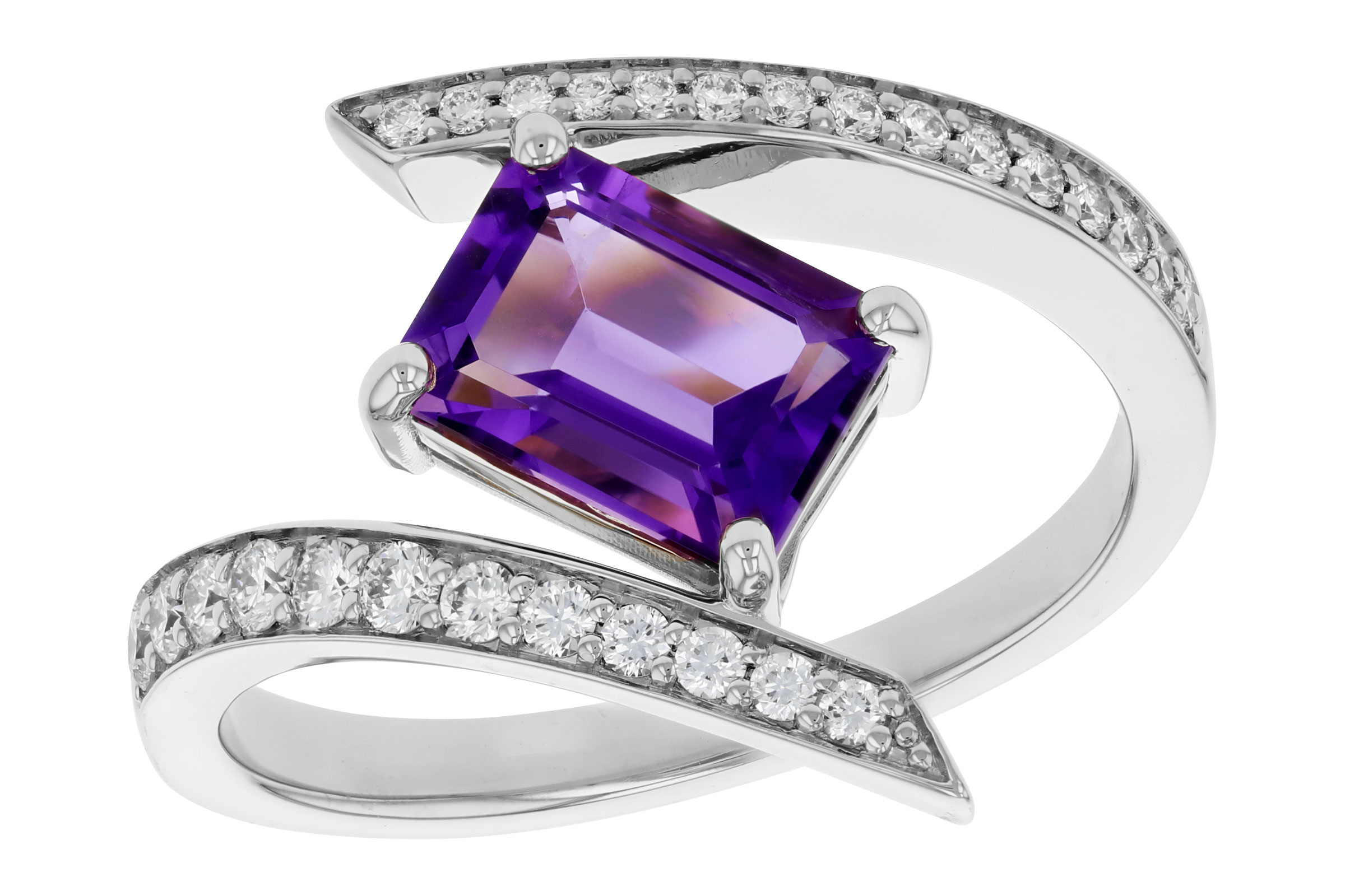 K330-75605: LDS RG 1.36 AMETHYST 1.63 TGW (8x6MM AMY)