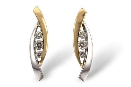 L055-34669: EARRINGS .27 TW