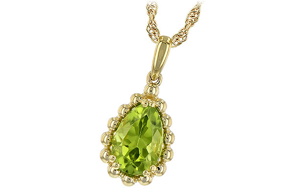 L244-40169: NECKLACE 1.30 CT PERIDOT
