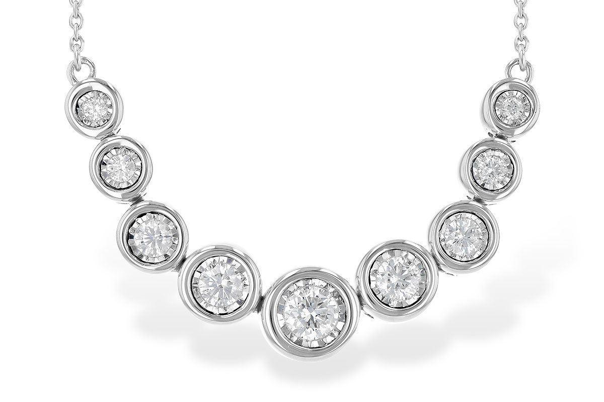 L245-33769: NECKLACE .50 TW