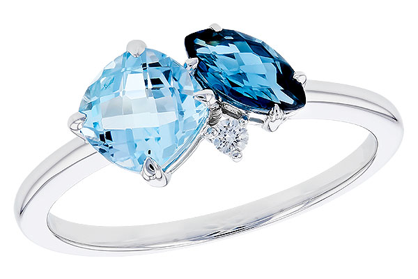 L328-92860: LDS RG 1.49 TW BLUE TOPAZ 1.52 TGW